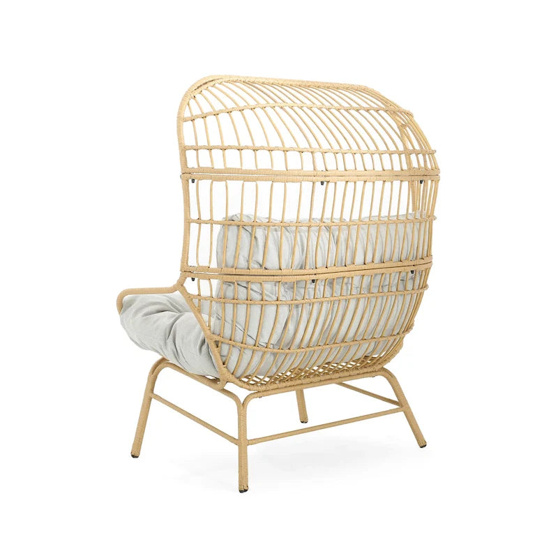 Canapé deux places d'extérieur en osier