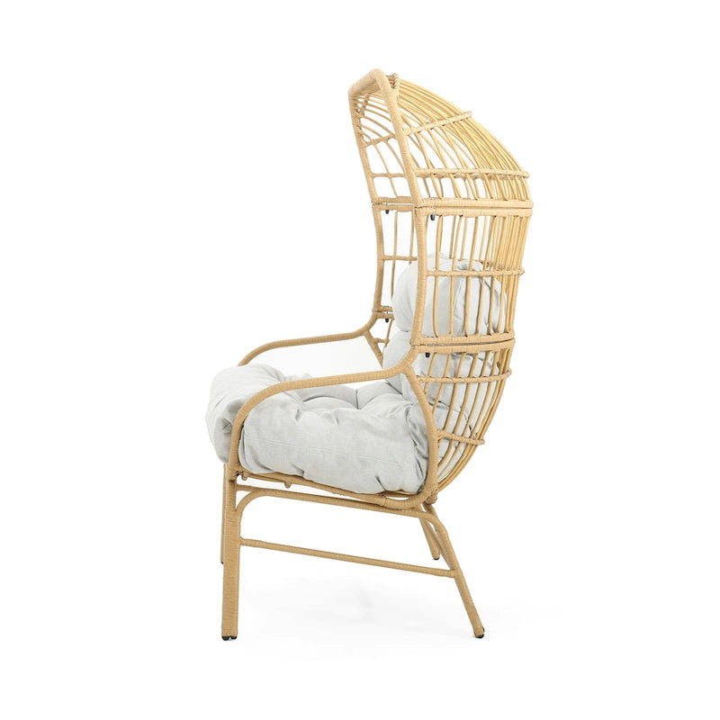 Canapé deux places d'extérieur en osier