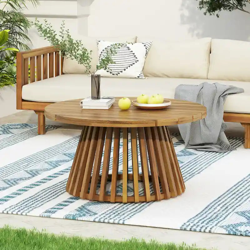 Christopher Knight Home - Rex Acacia Wood Patio Coffee Table