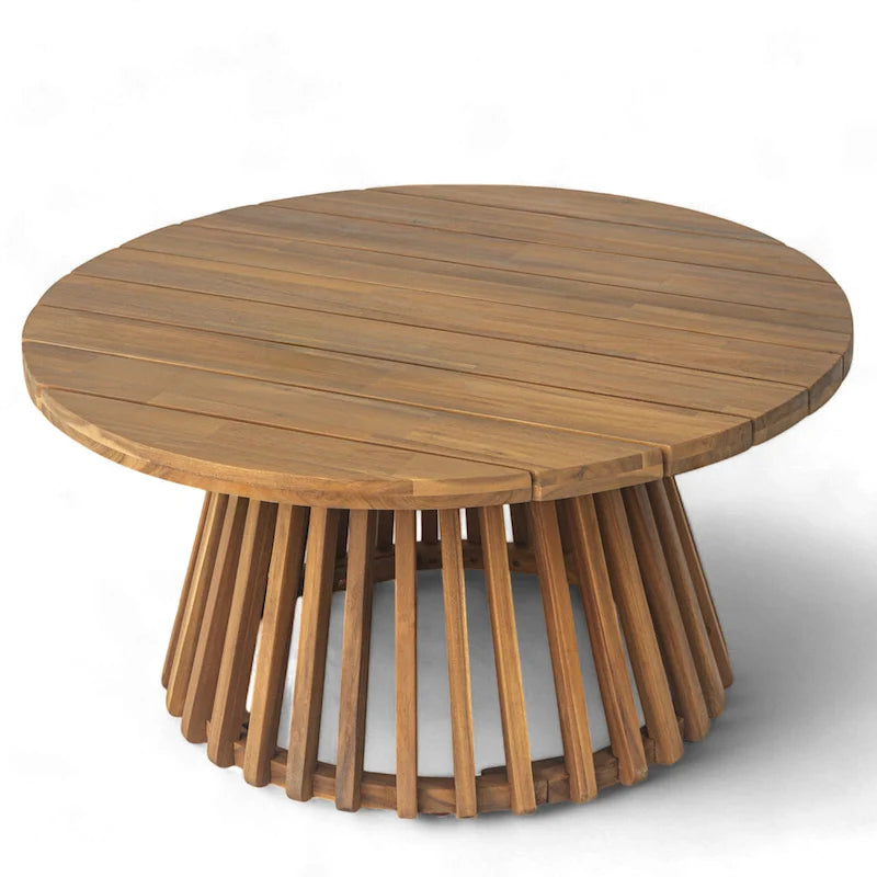 Christopher Knight Home - Table basse de patio en bois d'acacia Rex