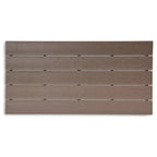 Ensemble de salon de jardin 2 pièces Emmeline marron/beige, Signature Design by Ashley - 53,5 cm (L) x 34,5 cm (P) x 35 cm (H)