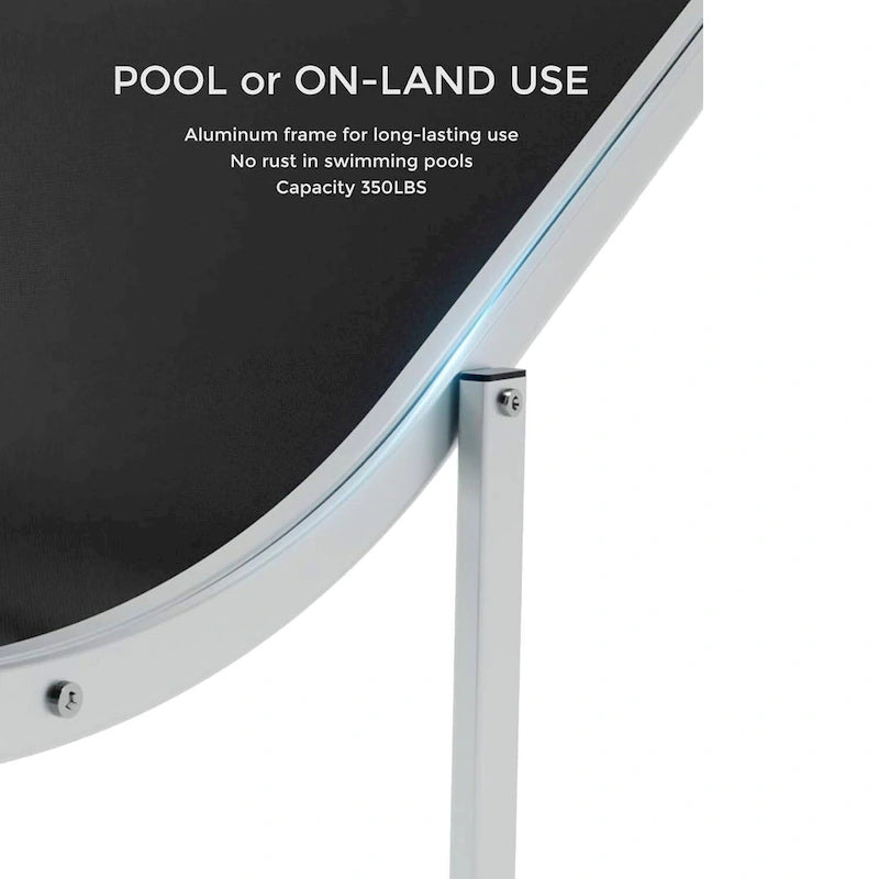 Ensemble de 2 chaises longues inclinables d'extérieur pour terrasse ou jardin - Non applicable