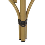 Tabourets de bar d'extérieur Starla en aluminium et osier, 75 cm (lot de 2), par Christopher Knight Home - Non disponible