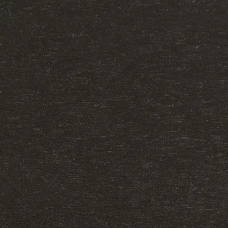 Table d'appoint ovale OS Home and Office Model, finition Weatherwood, piètement noir