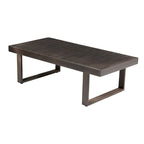 Table basse de patio Watson, marron foncé