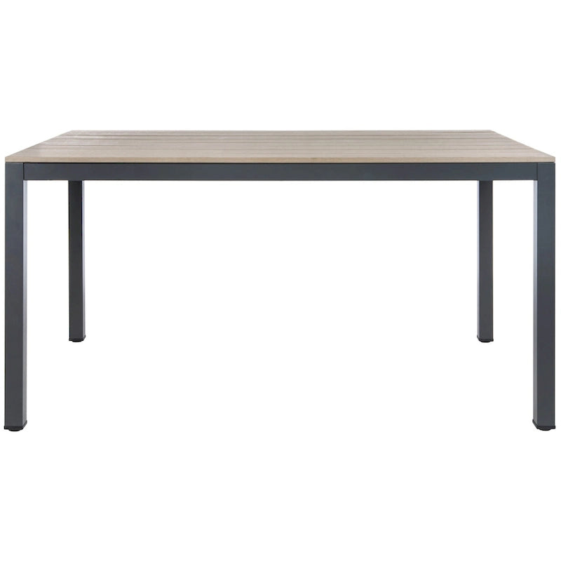 Table de salle à manger d'extérieur SAFAVIEH Amaya - 150 cm (L) x 89 cm (P) x 76 cm (H)