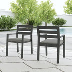 Chaises de salle à manger d'extérieur Homestyles Grayton (ensemble de deux) - 26 x 32 x 33