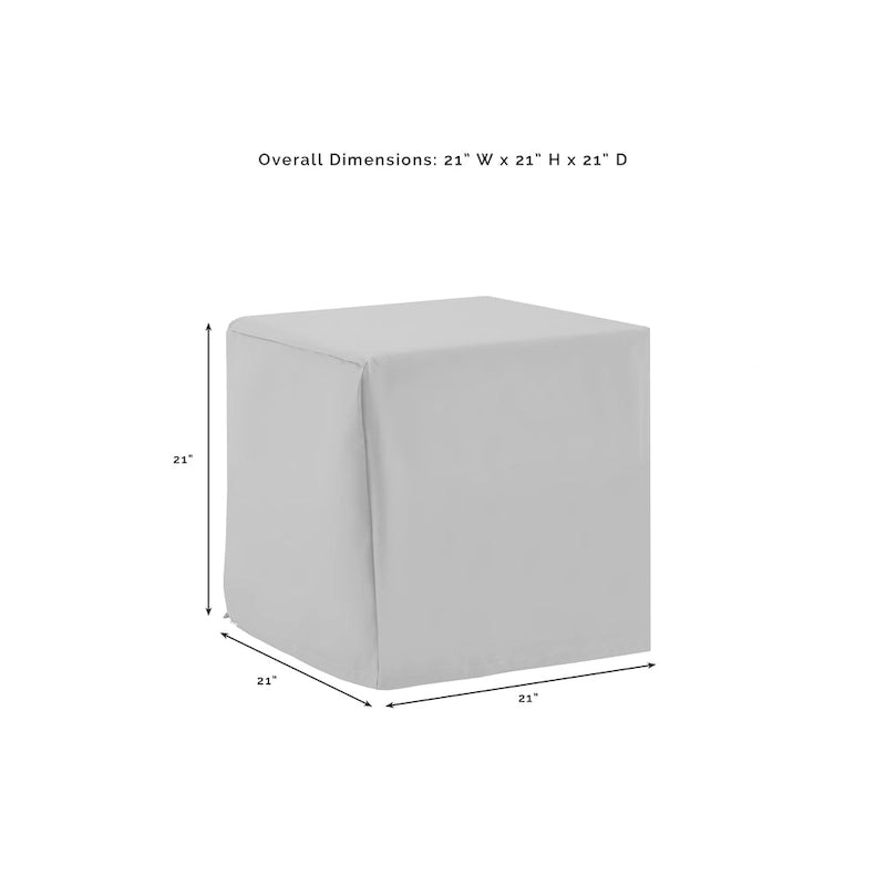 Housse pour table d'appoint d'extérieur Crosley - 53 cm (L) x 53 cm (P) x 53 cm (H)
