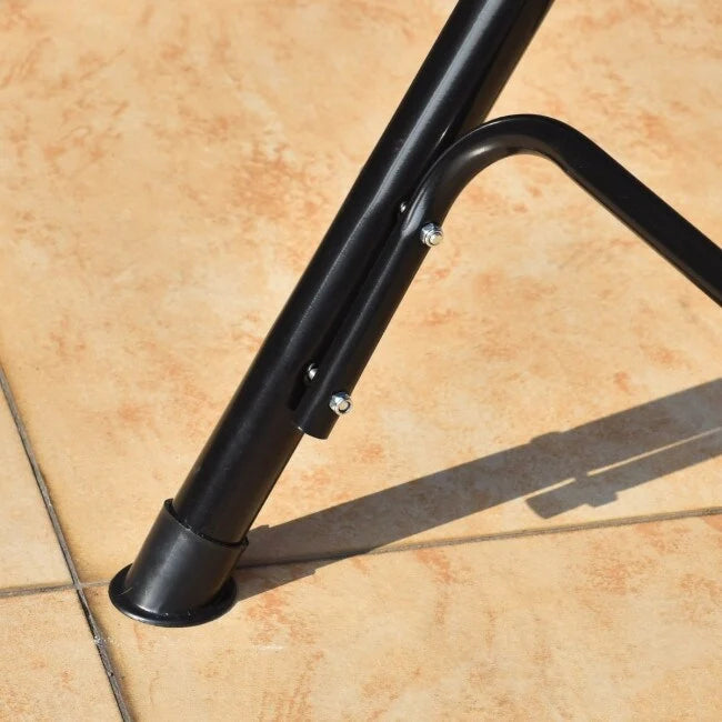 Balançoire 2 places résistante aux intempéries avec auvent pour porche, jardin, cour arrière et pelouse - 55,0 x 43,5 x 60,5 (L x l x H)