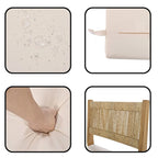 Ensemble table et chaises de jardin en bois d'acacia pour plusieurs personnes