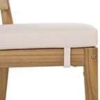 Ensemble table et chaises de jardin en bois d'acacia pour plusieurs personnes