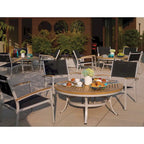 Oxford Garden Travira 5 Piece Cafe Set, Natural Tekwood