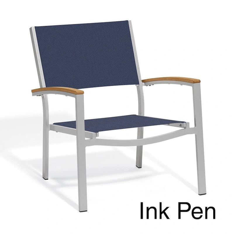 Ensemble de café Oxford Garden Travira 5 pièces, bois de teck naturel