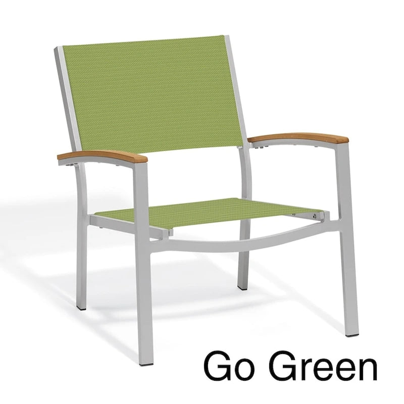 Ensemble de café Oxford Garden Travira 5 pièces, bois de teck naturel