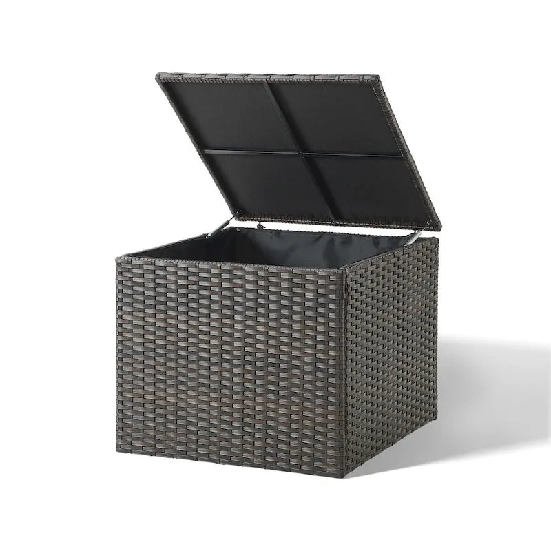 Coffre de rangement extérieur étanche pour terrasse