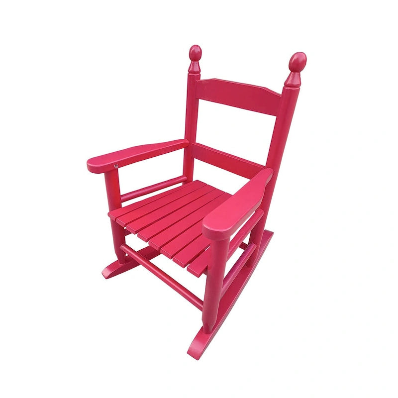 Fauteuil à bascule pour enfants, utilisable à l'intérieur ou à l'extérieur.