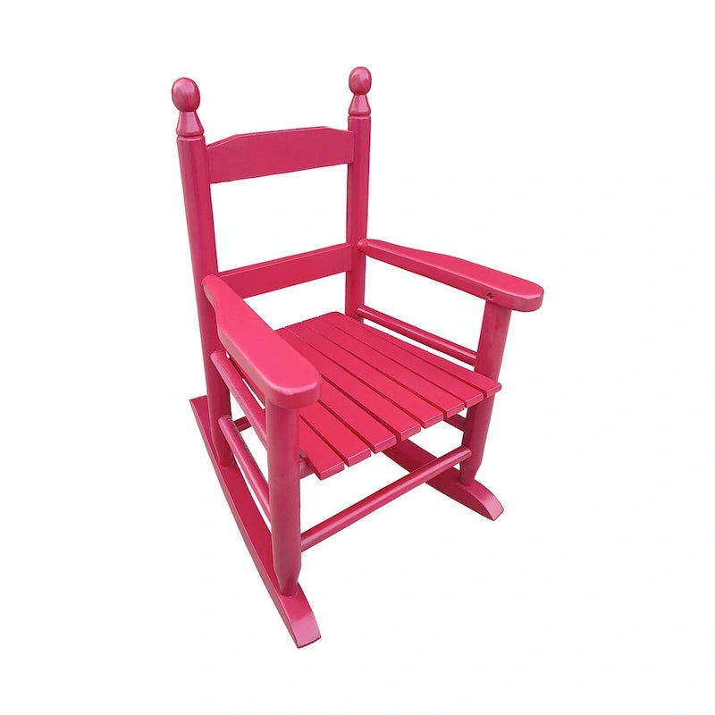 Fauteuil à bascule pour enfants, utilisable à l'intérieur ou à l'extérieur.