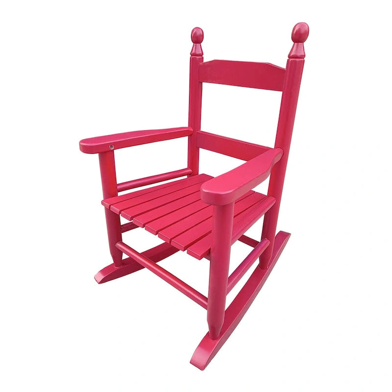 Fauteuil à bascule pour enfants, utilisable à l'intérieur ou à l'extérieur.