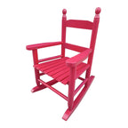 Fauteuil à bascule pour enfants, utilisable à l'intérieur ou à l'extérieur.