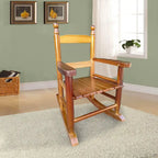 Fauteuil à bascule pour enfants, utilisable à l'intérieur ou à l'extérieur.