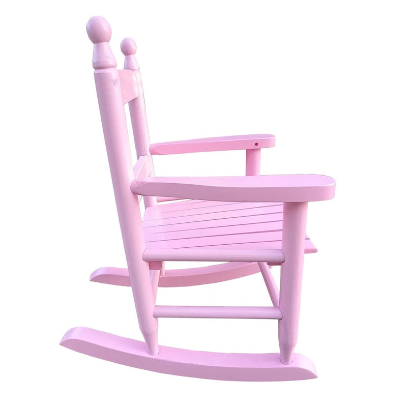 Fauteuil à bascule pour enfants, utilisable à l'intérieur ou à l'extérieur.