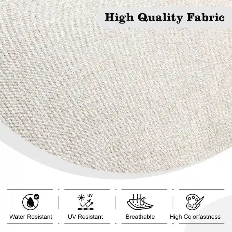 Ensemble de mobilier de patio d'extérieur 8 pièces en osier gris avec foyer HOOOWOOO