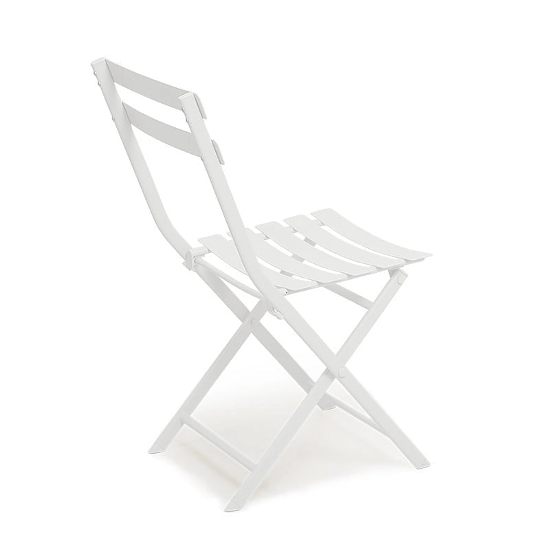 Ensemble bistro de patio 3 pièces comprenant une table carrée pliable et des chaises - 72 cm (H) x 55 cm (l) x 55 cm (P)
