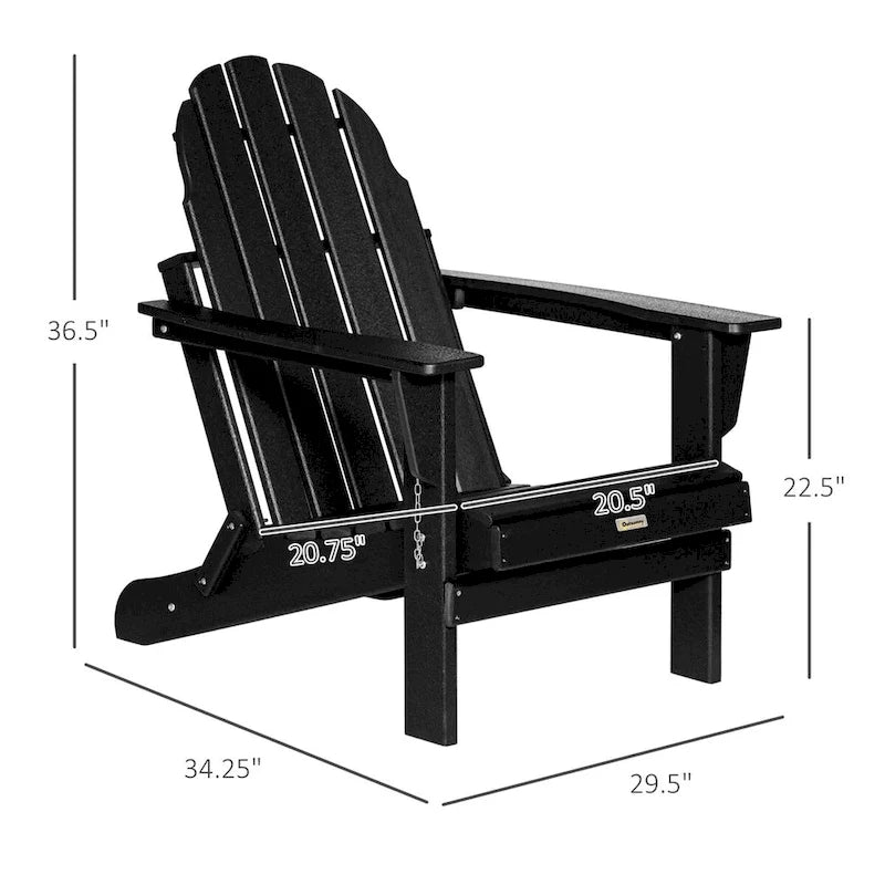 Chaise Adirondack pliante Outsunny