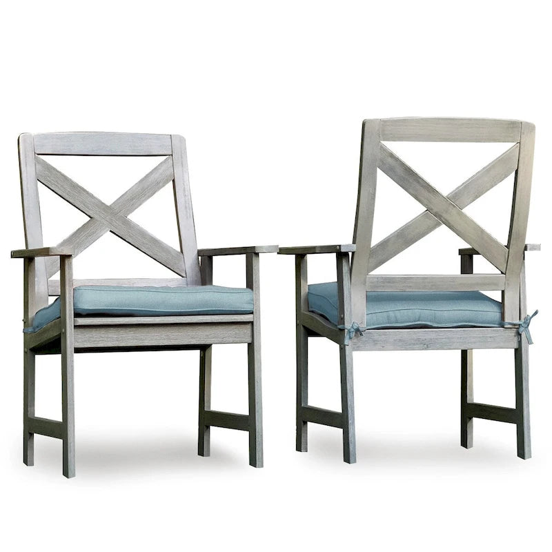 Chaise de salle à manger d'extérieur Cambridge Casual Yuma 2 pièces