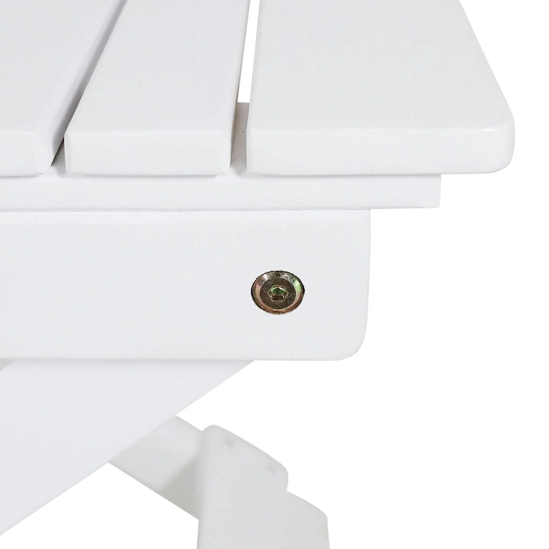 Table d'appoint pliante d'extérieur en bois