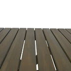 Table d'appoint pliante d'extérieur en bois