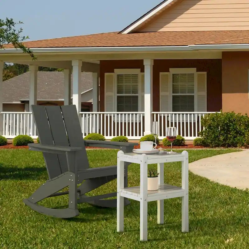 Table d'appoint d'extérieur en PEHD pour votre terrasse ou jardin