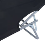 Chaise longue portable d'extérieur, chaise longue pliante réglable avec pare-soleil