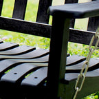 Balançoire de porche Cambridge Casual Alston traditionnelle en bois d'acajou