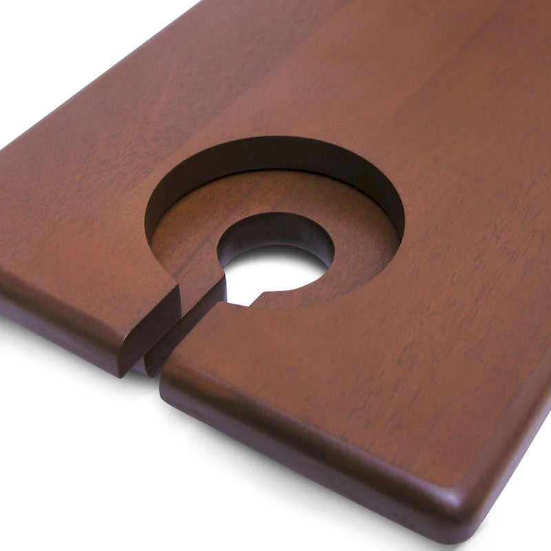 Balançoire de porche Cambridge Casual Alston traditionnelle en bois d'acajou