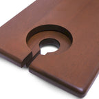 Balançoire de porche Cambridge Casual Alston traditionnelle en bois d'acajou