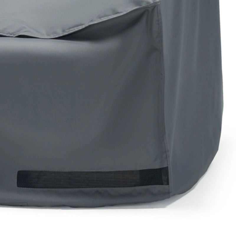 Housse de luxe pour fauteuil de jardin Portofino Comfort 3 pièces en polyester - Gris