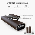 Balancelle extérieure de luxe PURPLE LEAF bleu marine avec structure en acier résistant aux intempéries, coussins et oreiller inclus