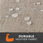 Housse imperméable pour fauteuil de jardin/club Modern Leisure Garrison, 35 cm L x 38 cm l x 31 cm H, couleur grès