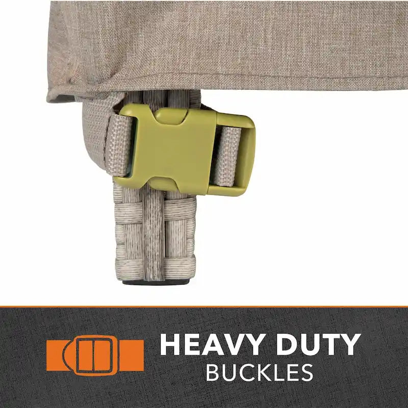 Housse imperméable pour fauteuil de jardin/club Modern Leisure Garrison, 35 cm L x 38 cm l x 31 cm H, couleur grès