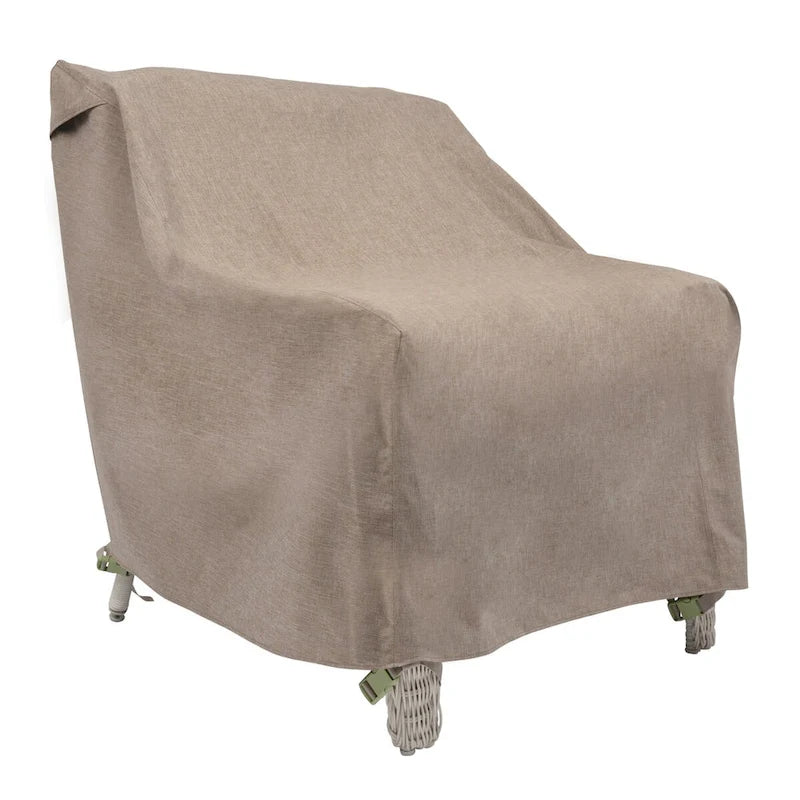 Housse imperméable pour fauteuil de jardin/club Modern Leisure Garrison, 35 cm L x 38 cm l x 31 cm H, couleur grès
