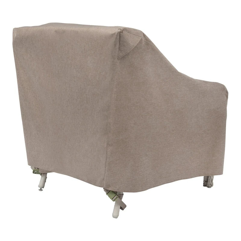 Housse imperméable pour fauteuil de jardin/club Modern Leisure Garrison, 35 cm L x 38 cm l x 31 cm H, couleur grès