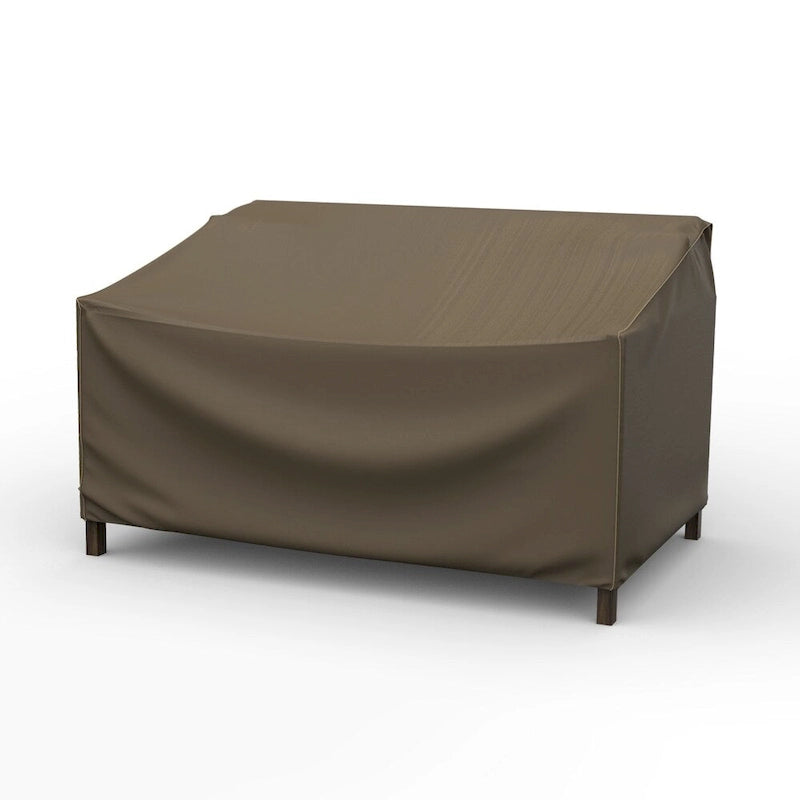 Budge StormBlock Hillside Black and Tan Patio Loveseat Cover Multiple Sizes