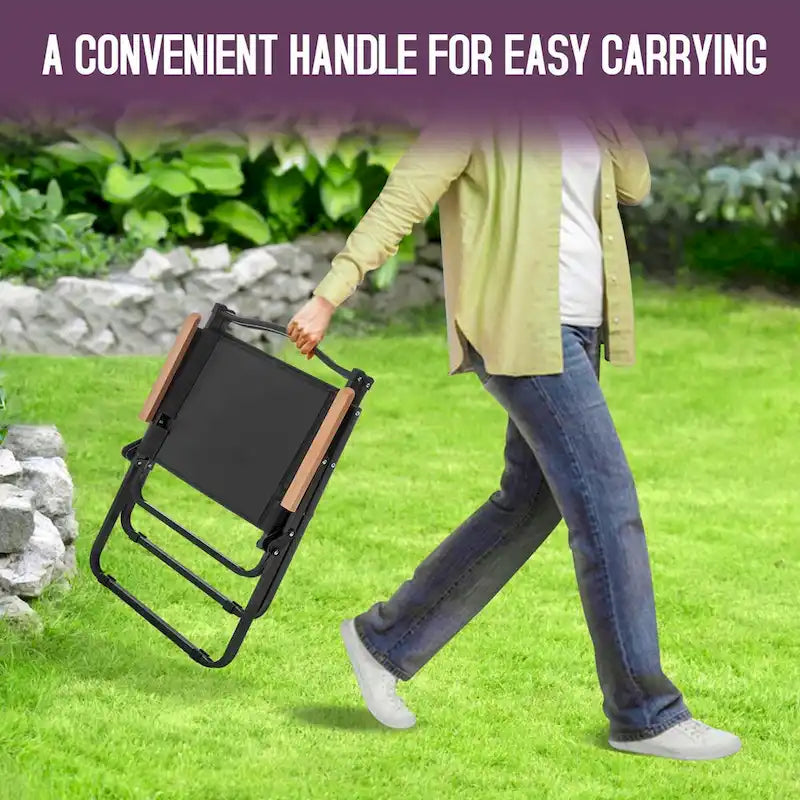 Chaise de camping portable, chaise de jardin pliable et légère, chaise de randonnée ultralégère pour le camping, la randonnée, le sport et les voyages en plein air.