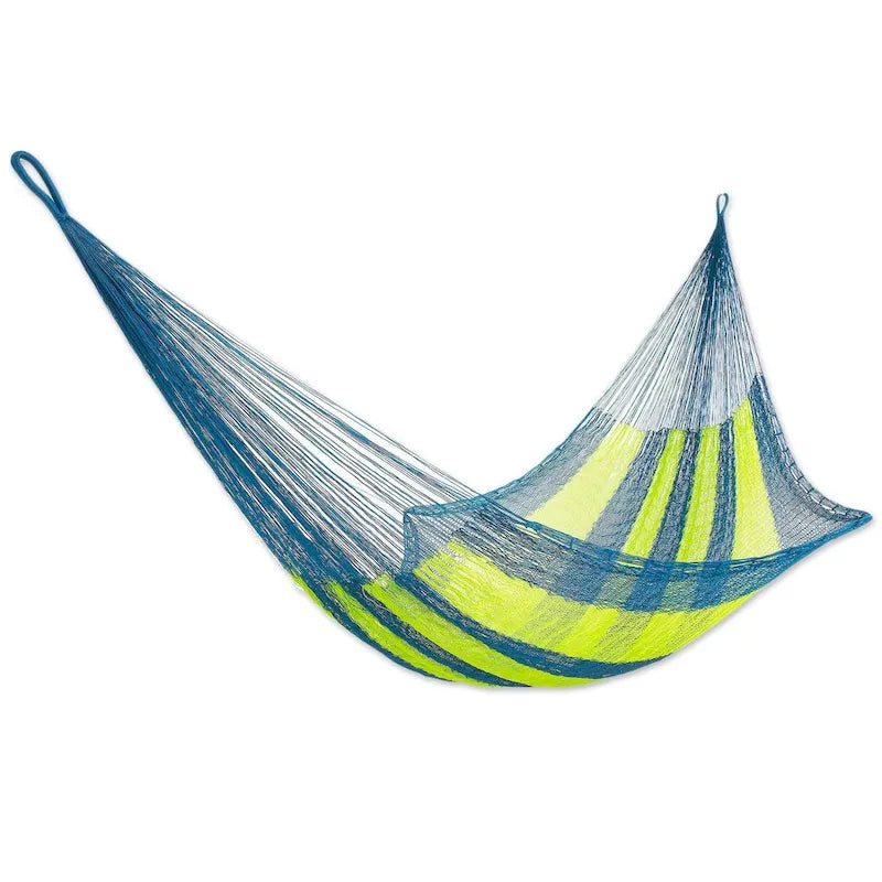 NOVICA Hammock, 'Neptune' - Single (Mexico)