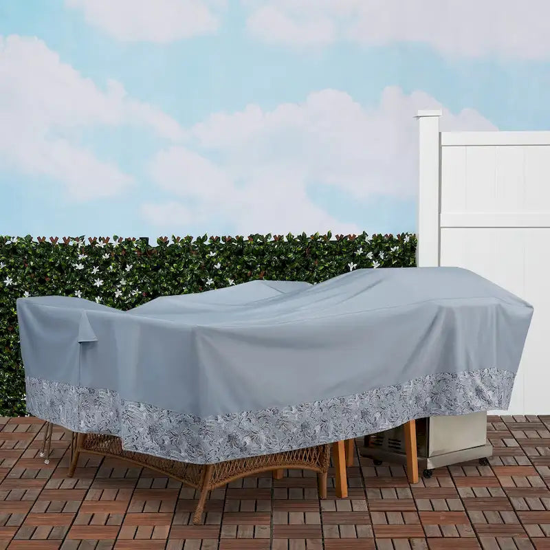 Housse imperméable multi-usages Vera Bradley par Classic Accessories, 254 x 178 x 64 cm, Gris Toile Forêt Tropicale