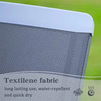 Chaise longue de patio réglable avec accoudoirs, résistante aux intempéries, pour piscine et pelouse (1 chaise longue)